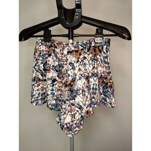 Forever 21 Juniors White Blue Flowy Shorts Size XS